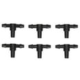 thumbnail image 3 of Nimomo 100PCS Tee Connector Durable Hose Connector Multipurpose Tee Connector Fittings for Garden Drip Irrigation Watering System, 3 of 7