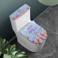 thumbnail image 3 of HELLHERO Mother's Day Stylish - Elastic Bottom, Fits All Toilet Shapes Toilet Protector Cover for Hotel, Soft, 3 of 5