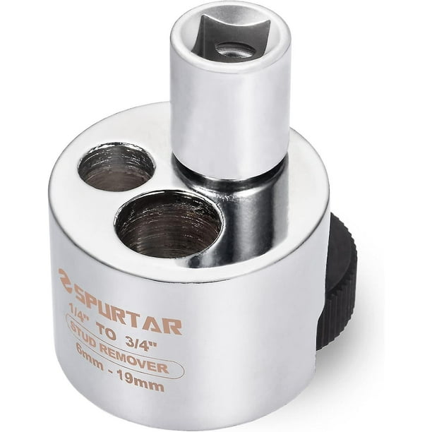 Extractor de pernos Extractor de pernos de 6 mm a 19 mm Herramienta extractora de tuercas que elimina pernos prisioneros rotos o agarrotados