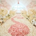 thumbnail image 2 of 100/500/1000 piezas de confeti de pétalos de rosa de seda, flores artificiales, decoración para fiestas de bienvenida al bebé, eventos navideños, manualidades, suministros para bodas, 2 of 5