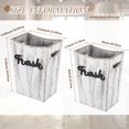 thumbnail image 2 of Bote de basura Maxcheck Farmhouse para baño, madera, 3.35/2 L, 2 unidades, 2 of 7
