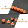 thumbnail image 3 of HEALEEP 5Ud Accesorios De Guitarra Perillas De Volumen Plástico, 3 of 8