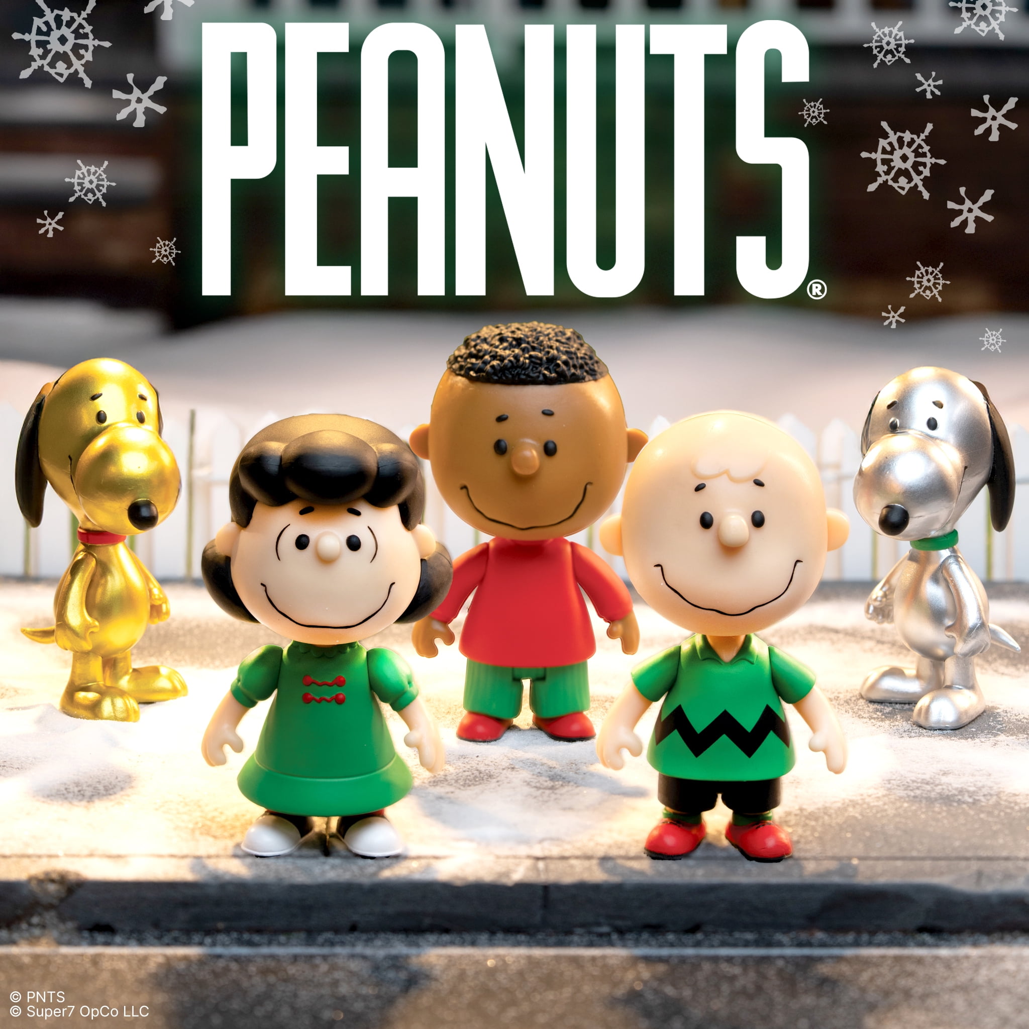 Super7 - Peanuts - Reaction Blind Box Wv8 - Holiday 12pc Flat