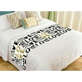 thumbnail image 1 of Camino de Cama ABPHQTO de San Valentín con Letras en Brillo Dorado Negro 50x241 cm, 1 of 1