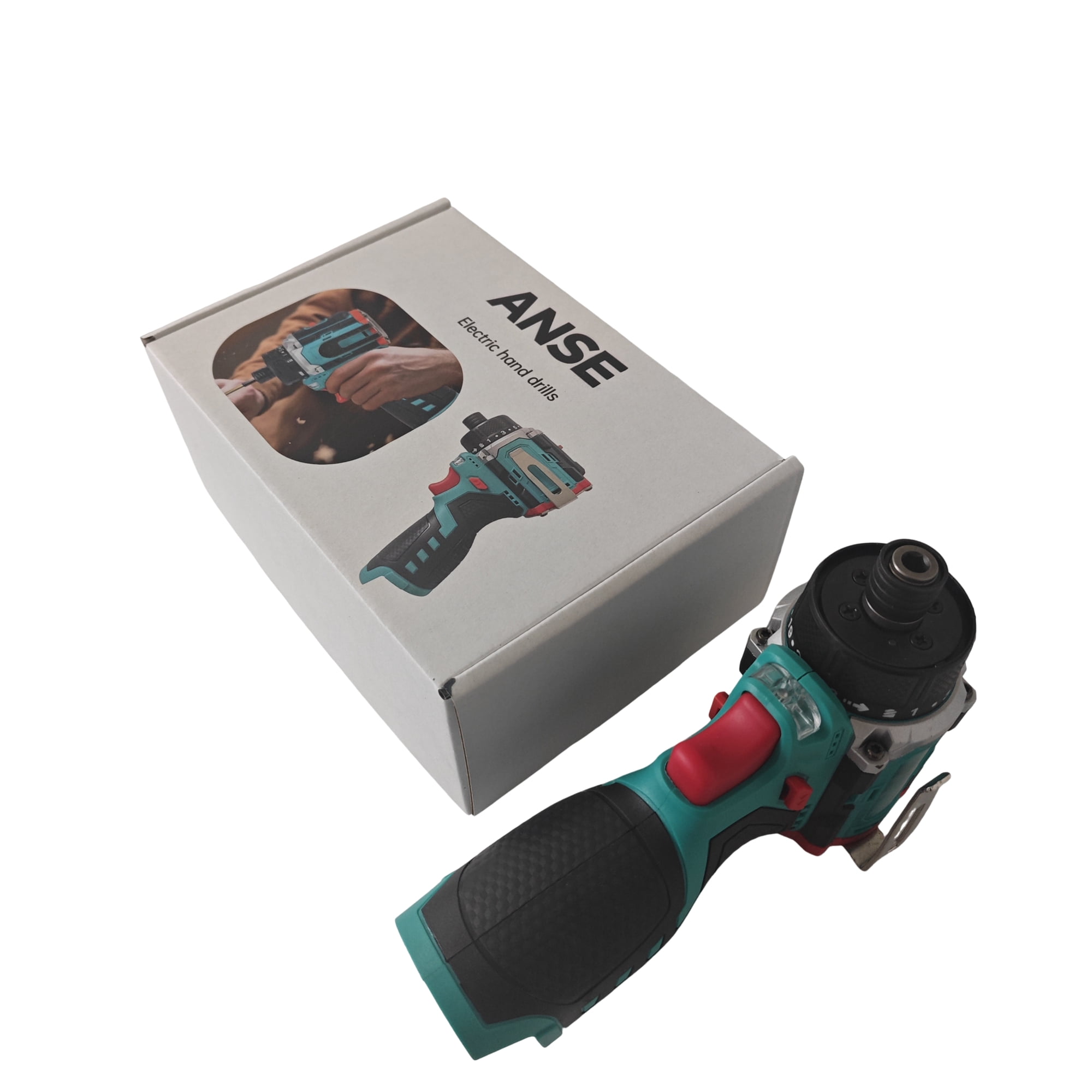 ANSE Electric hand drills 2-Speed Cordless Drill for Home DIY, Woodworking & Assembly