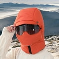 thumbnail image 4 of Windproof Full Face Mask with Eyewear Outdoor Riding Balaclava Winter Thermal Face Cover Neck Warmer for Cycling Skiing Running Cold Weather Protection, 4 of 5