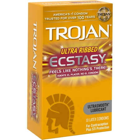 Trojan Ultra Smooth Condoms, 10 CT (Pack of 4)