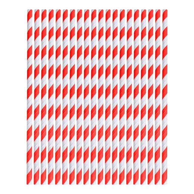 Sentmoon Deals of the Day Clearance Prime 100pc Paper Straws Disposable Straws Paper Striped Colorful Decorative Straws Dessert Drinks Party Straws Todays Deals Clearance Sales