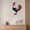 thumbnail image 6 of CuiLiyq Patriotic Metal Rooster Yard Decor, 4th of July Outdoor Garden Decorations 2D American Flag Red White and Blue Chicken Statue Iron Yard Sign for Memorial Day Independence Day Home Decor, 6 of 9