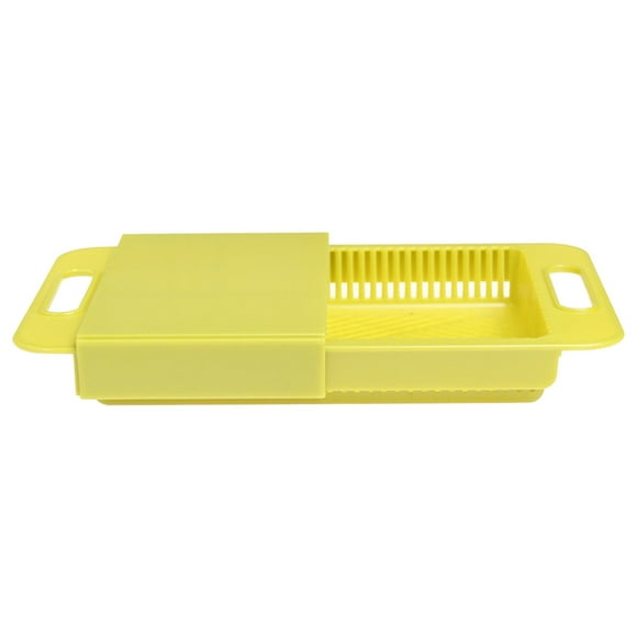 3 In 1 Kitchen Multifunction Sink Strainer Plastic Cutting Board Storage Basket For Cutting Washing Draining