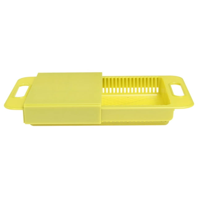 3 In 1 Kitchen Multifunction Sink Strainer Plastic Cutting Board Storage Basket For Cutting Washing Draining