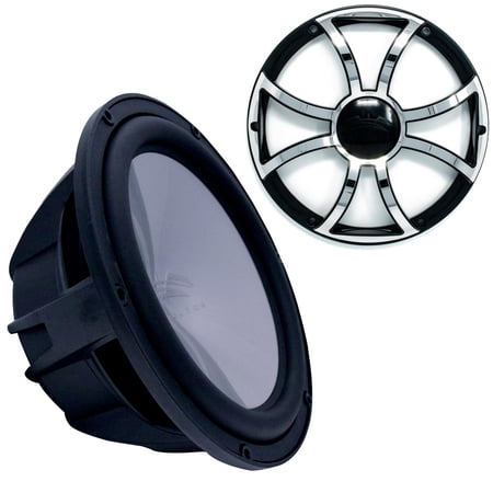Wet Sounds Revo 12 Subwoofer & Grill - Black Subwoofer & Black Grill With Stainless Steel Inserts - 4 Ohm - image 5