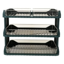 WHAMVOX Dishes Drying Rack Drainers Multi-layer Storage Tray