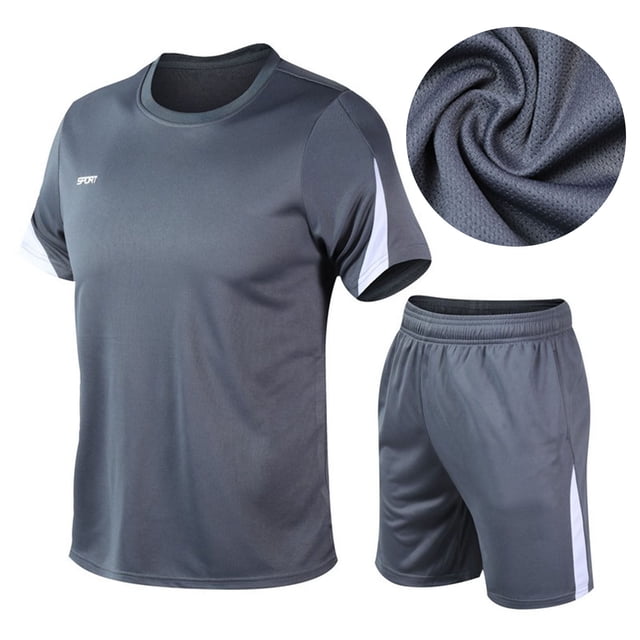 Traje De Jogging Para Hombre, Holgado, De Manga Corta, Para Correr, Absorción De Sudor Para Ciclismo ANGGREK Otros