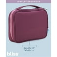 thumbnail image 3 of Bliss Travel Jewelry Case - Portable and Compact Travel Jewelry Holder and Case Organizer for Women, 3 of 7