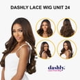 thumbnail image 2 of Ebo Synthetic Lace Front Wig Deep Part Loose Wave Unit 24 25” ( Balayage Gold ), 2 of 7
