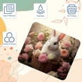thumbnail image 3 of Easter Square Non-Slip Rubber Bottom Printed Desk Mat Mouse Mat Gaming Mousepad Desk Pad - 8.3x9.8 Inch, Suitable for Office and Gaming, 3 of 6