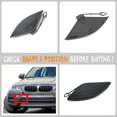 thumbnail image 5 of Trimla Front Tow Cover for 10-13 BMW X5 Series E70LCI 30i 35i 40i 50i 30dX 35iX 40dX 40iX 50iX M50dX xDrive sDrive 2010 2011 2012 2013 SAV bumper Towing Hook Eye Cap 51117222744, 5 of 5