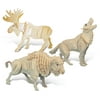 Puzzled Wolf, Moose and Buffalo Wooden 3D Puzzle Construction Kit