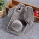 thumbnail image 1 of For Iphone Xr 6.1 Inch Cute Rabbit Bunny Warm Fur Soft Tpu Cellphone Protection Cover, 1 of 4
