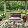 thumbnail image 4 of Outdoor Rug 5x8ft Palm Tree Leaves Branch Large Area Rug Plant Nature Indoor Outdoor Carpet Outdoor Rugs Mats for Patio Camping,RV,Front Door, Outside Decor, 4 of 9