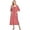 Red Stripes, variant on Women's Soft Striped Robe 3/4 Sleeve Spring & Fall Nightgown with Front Zipper, Pockets for Outdoor and Home