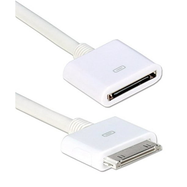30Pin Male to Female Dock Extension Cable for iPod/iPhone & iPad/2/3