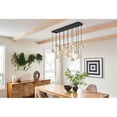 thumbnail image 4 of 35909SHW Hinkley Lighting Nula - 14 Light Linear Chandelier in Modern-Glam Style - 48.5 Inches Wide by 46 Inches High-Shell White Finish, 4 of 10
