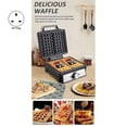 thumbnail image 5 of WaffleMaker Single Plate Two-Slice Bread Maker,Double-Sided Heating,Non-Stick Design,Suitable for F, 5 of 5