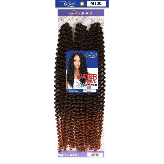 QueenB Braid 3X Water Wave Value Pack - MT30