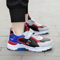 thumbnail image 5 of Wdgfv Boys Supportive Sneakers Boys Girls Kids Athletic Running Shoes Lightweight Tennis Walking Sneakers For Children Youth Active Red 13-13.5 Years, 5 of 9