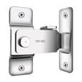 thumbnail image 2 of Stainless Steel Door Latch 90 Degree Door Buckle Security Sliding Chain Locks, 2 of 3