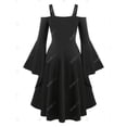 thumbnail image 2 of Vestido de Talla Grande de Encaje de Manga Campana Rosegal  vestidos vintage tallas grandes, 2 of 5