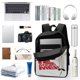 thumbnail image 3 of 12 Hombres en Pugna-theme Backpack, Campus style schoolbag Bookbag with Adjustable Shoulder Straps And Large Zip Compartment, Unisex Travel Bags., 3 of 6