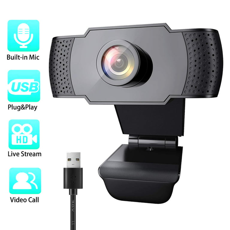 Camara Web Webcam Usb Full Hd 1080p Pc Windows Ios