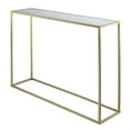 thumbnail image 1 of Ergode Gold Coast Faux Marble Console Table, 1 of 1