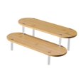 thumbnail image 2 of TISHITA Acrylic Display Riser 2 Tier Model Storage for Crafts Figures Model Vehicles 20cm, 2 of 8