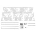 thumbnail image 4 of Decorative Privacy Screen Outdoor Indoor Privacy Screen with Stand for Terrace, 4 of 7