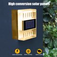 thumbnail image 4 of 4 Pcs Solar Wall Light Wall Washing Light Illuminate Outdoor Sunlight Lamp Waterproofing Modern Decor For Home Garden Porch, 4 of 8