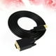thumbnail image 2 of FELTECHELECTR Cable adaptador conversor DisplayPort a VGA, cable de audio y video DP a VGA para computadora, proyector, TV y portátil (negro), 2 of 6