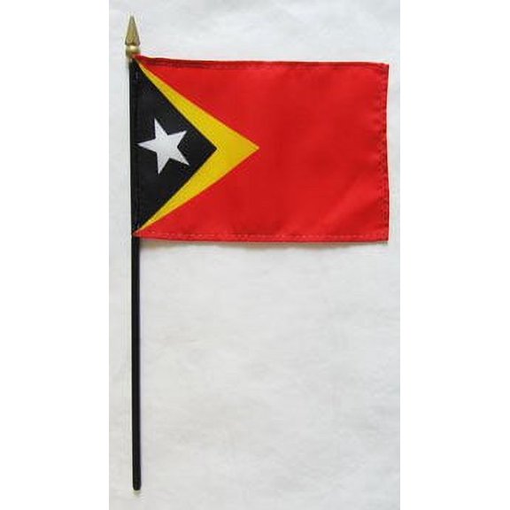 Timor-Leste (East Timor) - 4"X6" Stick Flag