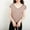 Beige, variant on Swuxness Women Short Sleeve Casual T Shirts, Spring and Summer Tops, Ladies V-Neck Solid Color Comfortable Fashion Loose Pullover Tee Black, M
