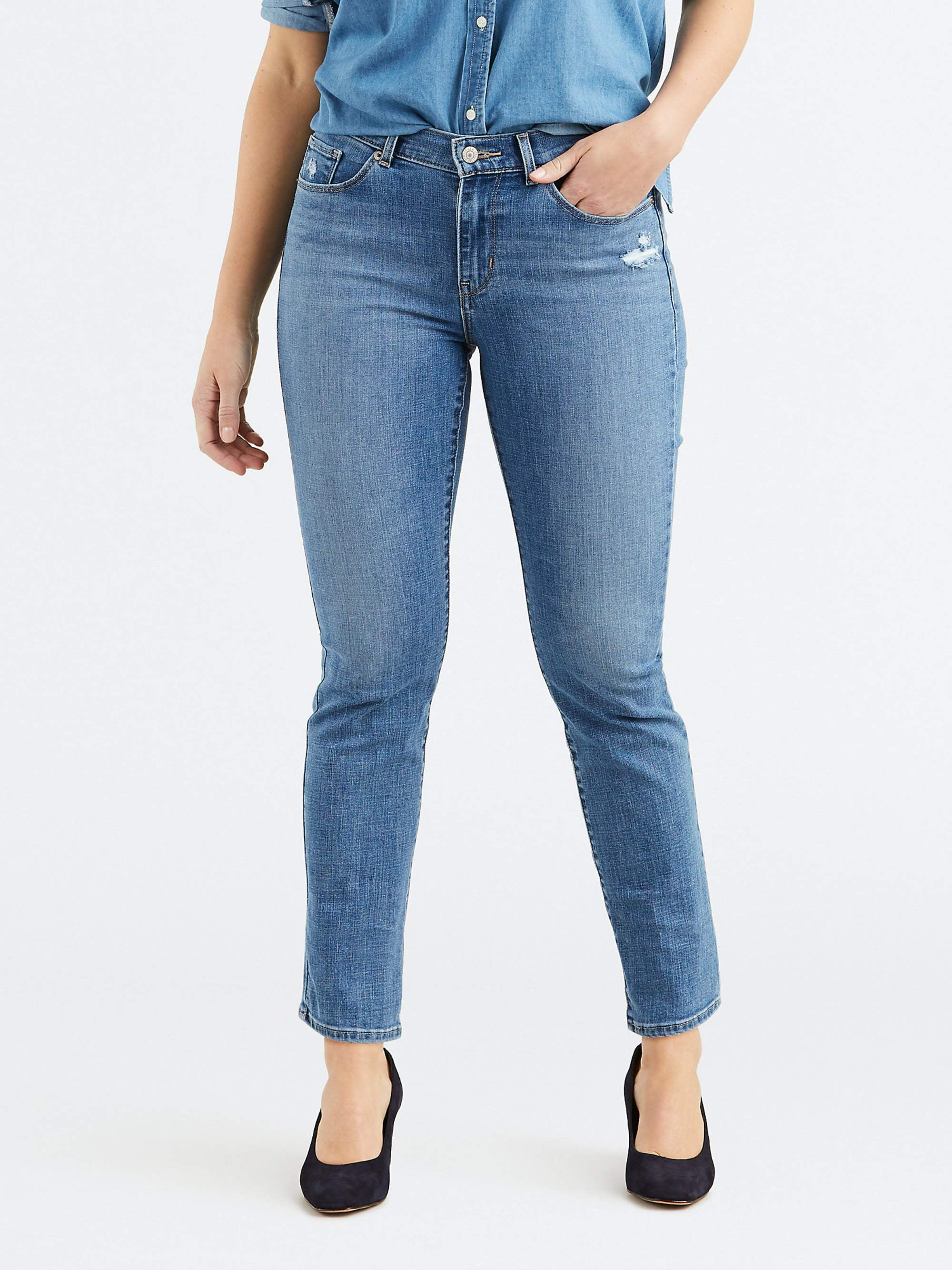 Actualizar 34+ imagen women's levi's classic straight leg jeans ...