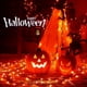 thumbnail image 2 of Cadena de luces Hopolon Orange para Halloween, 13 pies, 50 luces, paquete de 2, 2 of 6