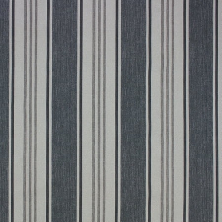 UPC: 0810056074845 | Better Homes & Gardens Wide Stripe Color Black 8 Yards by the Bolt 100% Cotton 54  Width Fabric
