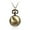 Bronze, variant on AYYUFE 3PCS Retro Ball Metal Steampunk Quartz Necklace Pendant Chain Small Pocket Watch,Silver