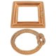 thumbnail image 2 of Resin Picture Frames 2Pcs Golden for Easy Photo Display and Unique Metal Texture for Decoration, 2 of 3