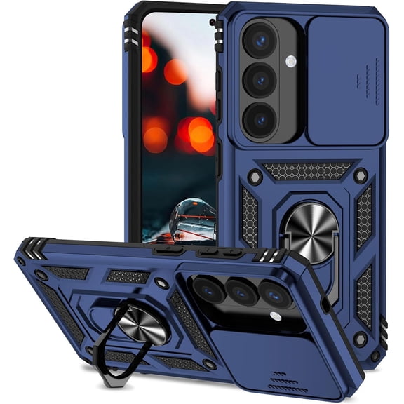 REQO for Samsung Galaxy S26 Case with Ring Kickstand Outdoor Military Shockproof Bumper Heavy Duty Hard Rugged Protective Cover for Samsung S26 5G Phone Cases