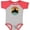 Heather and Red, variant on Inktastic Snowmobile Retro Sunset Boys or Girls Baby Bodysuit