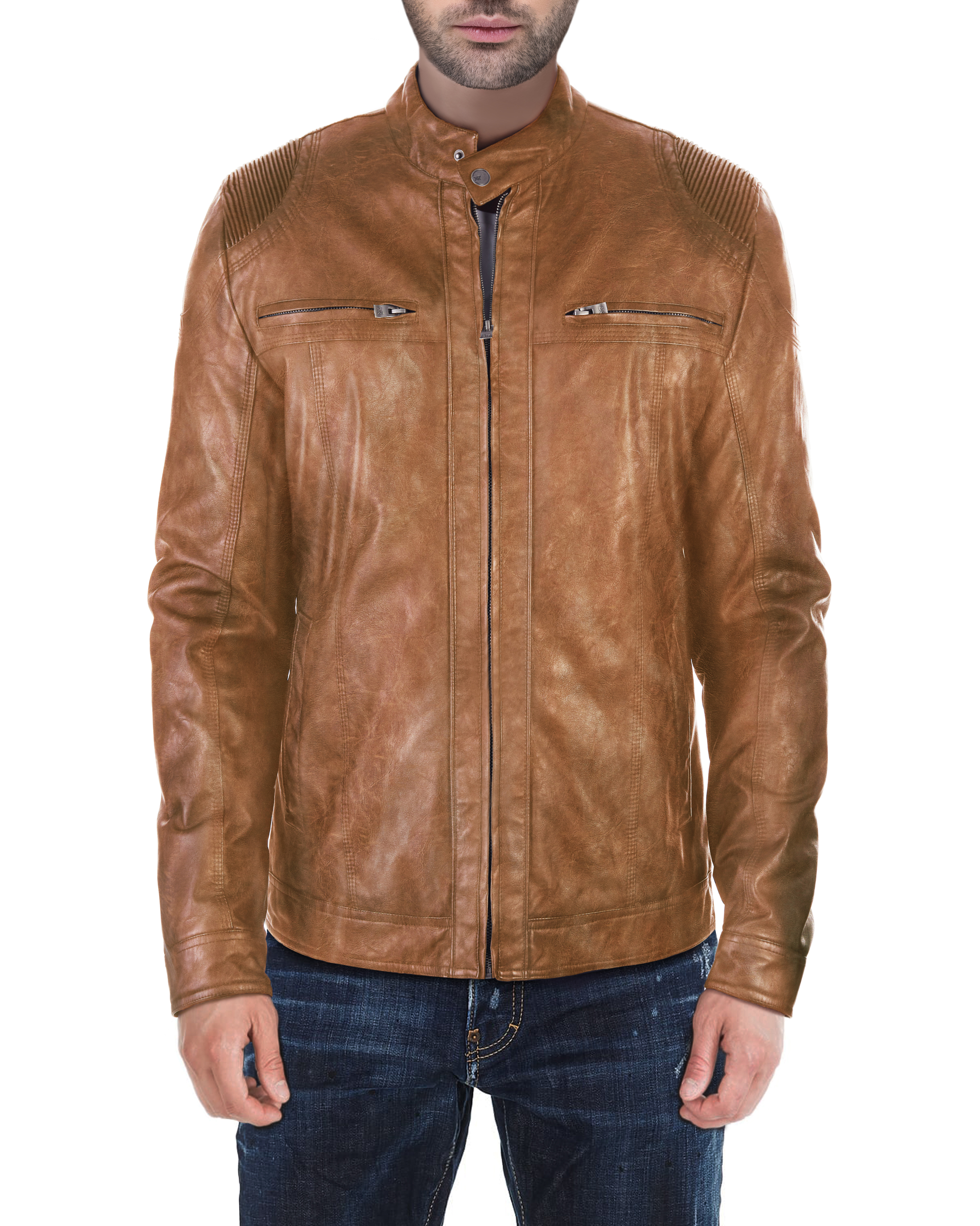 x ray jeans faux leather jacket